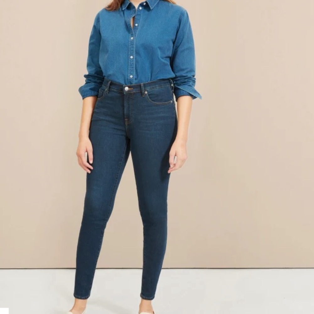 NWT Everlane Mid-Rise Ankle Skinny Jeans 28